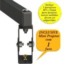 Ver imagem 5 de Suporte Projetor Datashow Mini Led Parede Braço 30 Cm - Preto