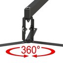 Ver imagem 4 de Suporte Projetor Datashow Mini Led Parede Braço 30 Cm - Preto
