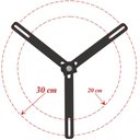 Ver imagem 7 de Suporte Projetor Datashow Mini Led Parede Braço 30 Cm - Preto