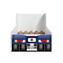 Ver imagem 4 de Cama Caminhão Solteiro Infantil Juvenil com Cabeceira Peseira Estampadas para Quarto Menino - Azul