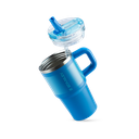 Ver imagem 5 de Copo com Canudo Flip Straw Quencher Stanley Protour 591ml - Azure