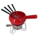Ver imagem 1 de Fondue em Cerâmica 8 Peças 660ml Vermelho Dynasty