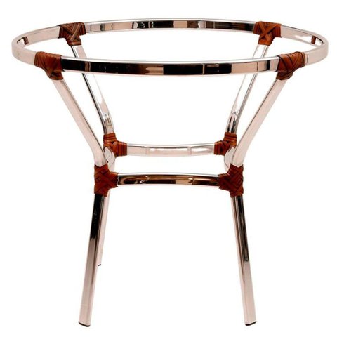 Mesa Ascoli em Alumínio 70cm Altura X 80cm Argila