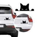 Ver imagem 2 de Adesivo Gatinho Preto Espiando Decorativo