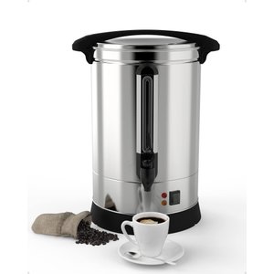 Takywep Cafeteira Aço Inox 100 Xícaras 14l Prata para Eventos