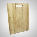 Ver imagem 3 de Tábua Corte Bambu com Alça Lisa para Cozinha 40x30cm