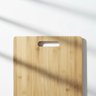 Tábua Corte Bambu com Alça Lisa para Cozinha 40x30cm - 4