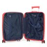 Mala de Bordo Polo King Chamonix Polipropileno 4 Rodas 360 Graus Vermelho - 2