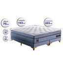 Ver imagem 2 de Cama Box King Colchão Euro Pillow + Box 193x203x70 Molas Ensacadas Cama inBox Supreme Confort Gel