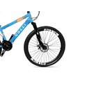 Ver imagem 2 de Bicicleta Colli Mônaco Aro 26 Disco 21 V Rapid Fire Cor Vermelho Tamanho do Quadro 13,5 Azul