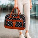 Ver imagem 5 de Bolsa Sacola Mala de Viagem Grande 53cm Poliéster Resistente À Água Alça Reforçada Preto