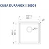 Cuba Inox quadrada 44x44 30501 - 2