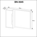 Ver imagem 7 de Conjunto Banheiro com 2 Balcões e Espelheira Branco - Tecno