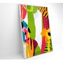 Ver imagem 4 de Quadro Pintura Aquarela Tropical 1 - 120x80 Cm - Tecido Canvas