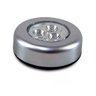 Lâmpada Luminária de Toque Redonda 3 Leds com Fita Adesiva - 2