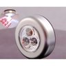 Lâmpada Luminária de Toque Redonda 3 Leds com Fita Adesiva - 4