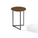 Ver imagem 3 de Mesa Lateral Jade Conjunto com 2 mesas Pé de Aço Preto Luxo