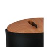 Potiche Com Tampa Madeira Natural Com Bowl Preto 21x22 Cm Badulaki - 6