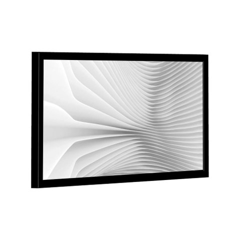 Quadro Linhas Brancas -- Br Artes