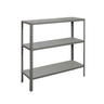 Estante Multiuso 30cm - 3 Bandejas - 22kg por Prateleira - Cinza Mm Branco - 1