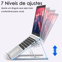 Ver imagem 5 de Suporte Notebook Netbook Dobrável Preto Home Office 7 Niveis