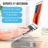 Suporte Notebook Netbook Dobrável Preto Home Office 7 Niveis - 6