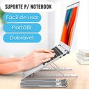 Ver imagem 6 de Suporte Notebook Netbook Dobrável Preto Home Office 7 Niveis