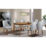 Mesa de Jantar Jade Tampo Laminado com Pés em Madeira 2 M - 2