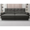 Ver imagem 1 de Sofá Pegasus 2,50m Assento Retrátil e Reclinável Velosuede - Netsofas - Cinza