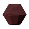 Vaso Planta Diamante 40x35 Jardim Vertical Polietileno - VINHO BORDO 021 - 1