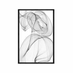 Quadro Decorativo - Movimento Abstrato Pb Abg049 Tela Canvas - 60x40cm - 2