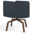 Ver imagem 3 de Kit 2 Poltronas Base Ka Madeira Betina C-465 Linho Chumbo