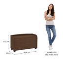 Ver imagem 3 de Baú para Quarto Multiuso Ébano Marrom