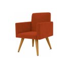 Ver imagem 1 de poltrona  decorativa talita cor terra cota