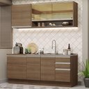 Ver imagem 1 de Armário de Cozinha Compacta 180cm Rustic Glamy Madesa 06