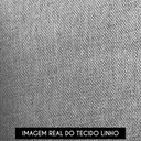 Ver imagem 4 de Poltrona para Sala Pé Metal Dourado Kit 2 Ana Linho Cinza - Ibiza