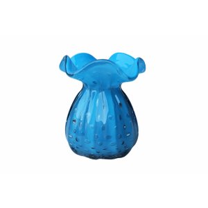 Vaso Decorativo Murano Trouxinha Media Azul Bebê