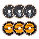 Ver imagem 1 de Kit 6 Disco Serra Circular Lâmina 115mm Mármore Concreto