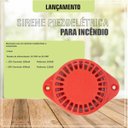 Ver imagem 6 de Sirene Piezoelétrica para Incêndio Vermelha Ipec