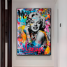 Quadro Decorativo Marilyn Monroe Grafite - 2