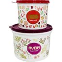 Ver imagem 1 de Tupperware Kit 2 Peças Pote Aveia e Pote Tempero Caseiro Kit 2 Peças Pote Aveia e Pote Tempero Casei