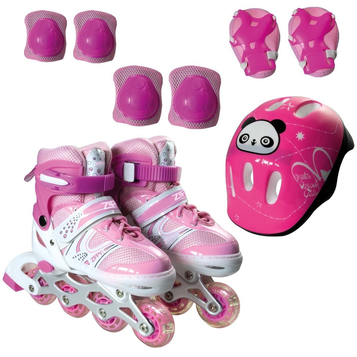 Kit Patins Chassis Alm Rosa Zippy Toys:30 a 33