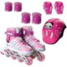 Kit Patins Chassis Alm Rosa Zippy Toys:30 a 33 - 1