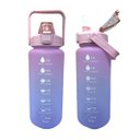 Ver imagem 1 de Garrafa Água Fosca 2 Litros Frases Motivacionais Dia a Dia