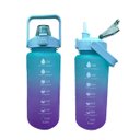 Ver imagem 3 de Garrafa Água Fosca 2 Litros Frases Motivacionais Dia a Dia