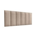 Ver imagem 2 de Cabeceira Painel Estofada para Cama de Casal 1,40 - Bege