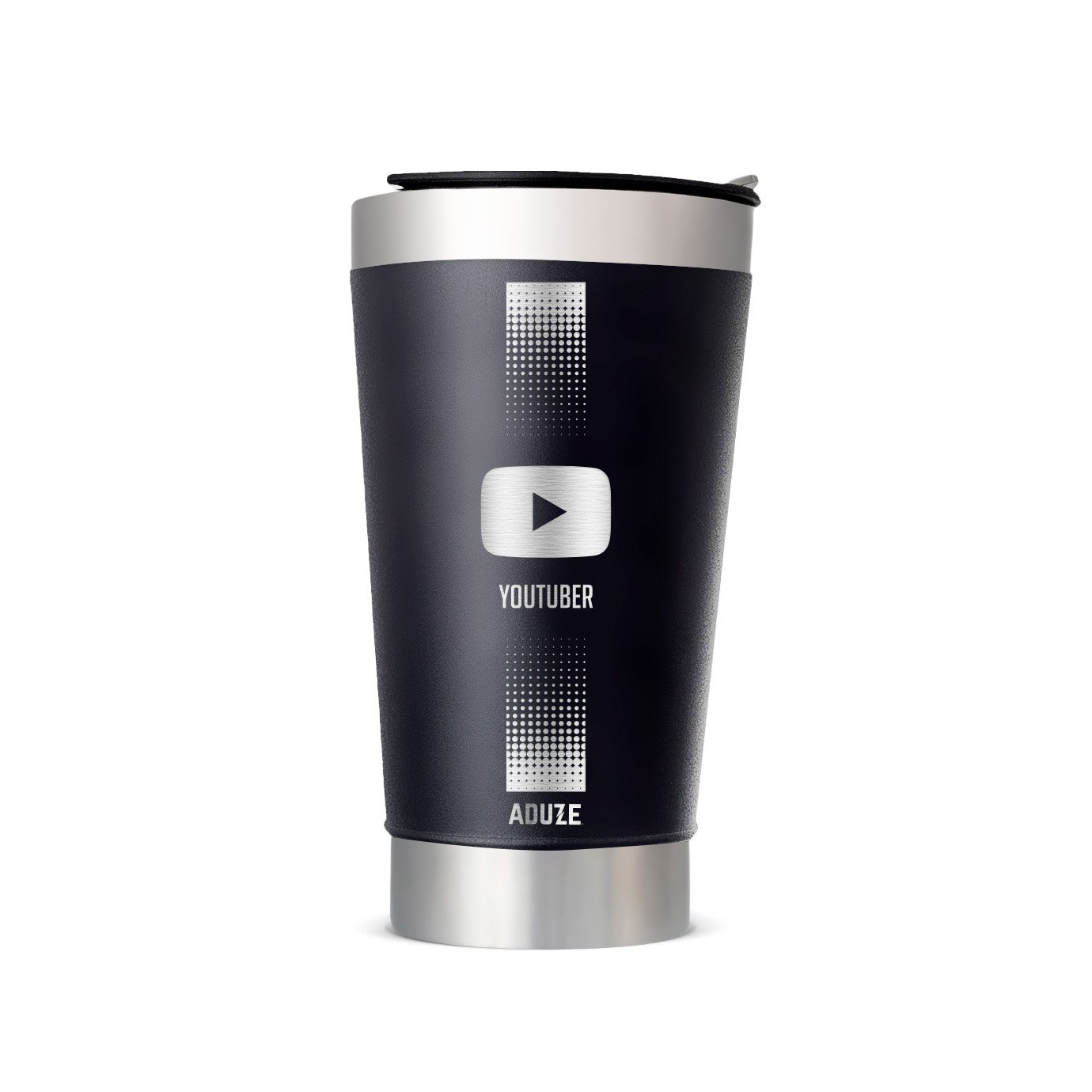 Copo Térmico Aduze V4 Youtuber 500ml - Preto - 1