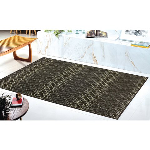 Tapete Sala Quarto 1,50 x 2,00 Antiderrapante Tabaco Hb-15