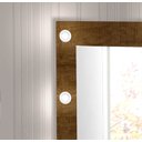 Ver mais imagens de Penteadeira 9 Gavetas com Banqueta Cristal Malbec/off White