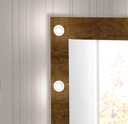 Ver mais imagens de Penteadeira 9 Gavetas com Banqueta Cristal Malbec/off White